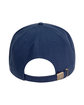 Big Accessories Hybrid Semi Curved Bill Cap navy ModelBack