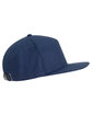 Big Accessories Hybrid Semi Curved Bill Cap navy ModelSide