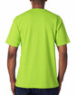 Bayside Unisex Made In USA Heavyweight Pocket T-Shirt lime green ModelBack