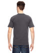 Bayside Unisex Made In USA Heavyweight Pocket T-Shirt charcoal ModelBack
