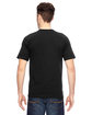 Bayside Unisex Made In USA Heavyweight Pocket T-Shirt black ModelBack