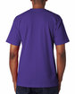 Bayside Unisex Made In USA Heavyweight Pocket T-Shirt purple ModelBack