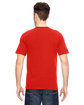 Bayside Unisex Made In USA Heavyweight Pocket T-Shirt bright orange ModelBack