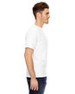 Bayside Unisex Made In USA Heavyweight Pocket T-Shirt white ModelSide