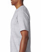 Bayside Unisex Made In USA Heavyweight Pocket T-Shirt ash ModelSide