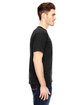 Bayside Unisex Made In USA Heavyweight Pocket T-Shirt black ModelSide