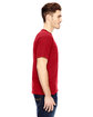 Bayside Unisex Made In USA Heavyweight Pocket T-Shirt red ModelSide