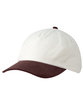 Big Accessories Two-Tone Corduroy Cap cream/ brown ModelQrt