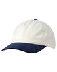 Big Accessories Two-Tone Corduroy Cap cream/ navy ModelQrt