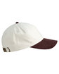 Big Accessories Two-Tone Corduroy Cap cream/ brown ModelSide