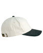 Big Accessories Two-Tone Corduroy Cap cream/ olive ModelSide