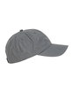 Big Accessories Crinkle Nylon Cap dark gray ModelSide