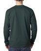 Bayside Adult Long Sleeve Pocket T-Shirt forest green ModelBack