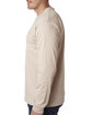Bayside Adult Long Sleeve Pocket T-Shirt sand ModelSide