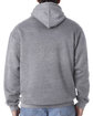 Bayside Adult Pullover Hooded Sweatshirt dark ash ModelBack
