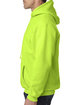 Bayside Adult Pullover Hooded Sweatshirt lime green ModelSide