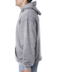 Bayside Adult Pullover Hooded Sweatshirt dark ash ModelSide