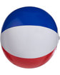 Prime Line 10" Patriotic Red White And Blue Beach Ball multicolor ModelBack