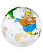 Prime Line 16" World Globe Beach Ball clear ModelQrt