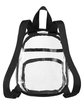 BAGedge Unisex Clear PVC Mini Backpack  ModelBack