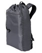 BAGedge Getaway Cinchback Backpack gray ModelQrt