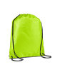 Prime Line Drawstring Cinch-Up Backpack lime green ModelQrt