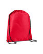 Prime Line Drawstring Cinch-Up Backpack red ModelQrt