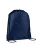 Prime Line Drawstring Cinch-Up Backpack navy blue ModelQrt