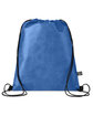 Prime Line Recycled Non-Woven Drawstring Cinch-Up Backpack Bag reflex blue ModelBack