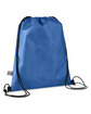 Prime Line Recycled Non-Woven Drawstring Cinch-Up Backpack Bag reflex blue ModelQrt
