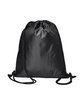 Prime Line Constellation Polyester Drawstring Backpack black ModelBack