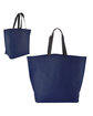 Prime Line Two-Tone Heat Sealed Non-Woven Tote Bag  