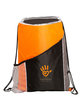 Prime Line Sprint Angled Drawstring Sports Bag With Pockets orange DecoFront