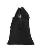 Prime Line Polyester Folding Grocery Tote Bag black ModelBack