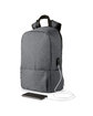 Prime Line Circuit Anti-Theft Laptop Backpack hthr dark gray ModelSide