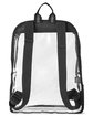 Prime Line All Access Clear PVC Backpack black ModelBack