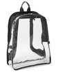 Prime Line All Access Clear PVC Backpack black ModelQrt