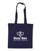 Prime Line Basic Cotton Tote Bag navy blue DecoFront