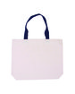 Prime Line Cotton Canvas Tote Bag with Color Accents  