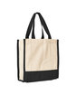 Prime Line Junior Mini Cotton Box Tote Bag black ModelQrt