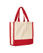 Prime Line Junior Mini Cotton Box Tote Bag red ModelQrt