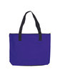 Prime Line Jumbo Trade Show Tote Bag purple ModelBack