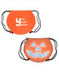 Prime Line Halloween Pumpkin Drawstring Bag orange DecoFront