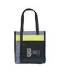 Prime Line Happy De Stijl Polyester Tote Bag lime green DecoFront