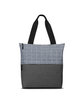 Prime Line Flannel Check Accent Tote Bag  