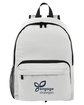 Prime Line Hampton Eco Friendly 2-in-1 Backpack platinum DecoFront