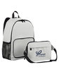 Prime Line Hampton Eco Friendly 2-in-1 Backpack platinum DecoQrt