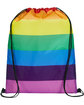 Prime Line b.free Pride Rainbow Drawstring Bag rainbow ModelBack