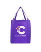 Prime Line Saturn Jumbo Non-Woven Grocery Tote Bag purple DecoFront