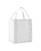 Prime Line Saturn Jumbo Non-Woven Grocery Tote Bag white ModelQrt